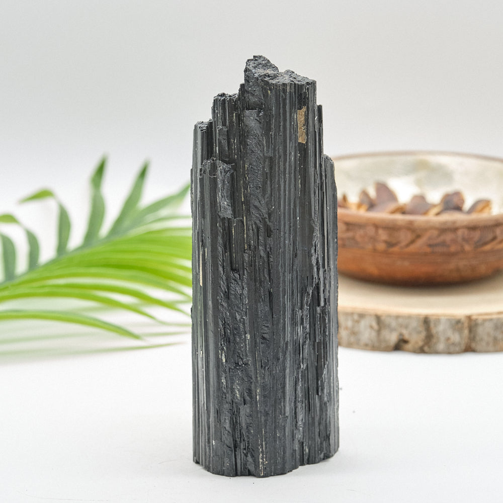 Large Rough Black Tourmaline Natural Rock 1044g