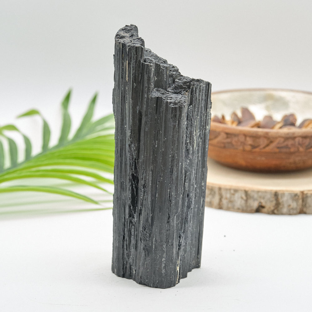 Large Rough Black Tourmaline Natural Rock 1044g