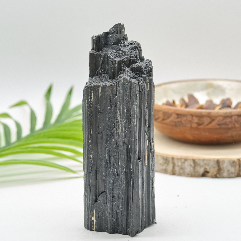 Large Rough Black Tourmaline Natural Rock 1044g