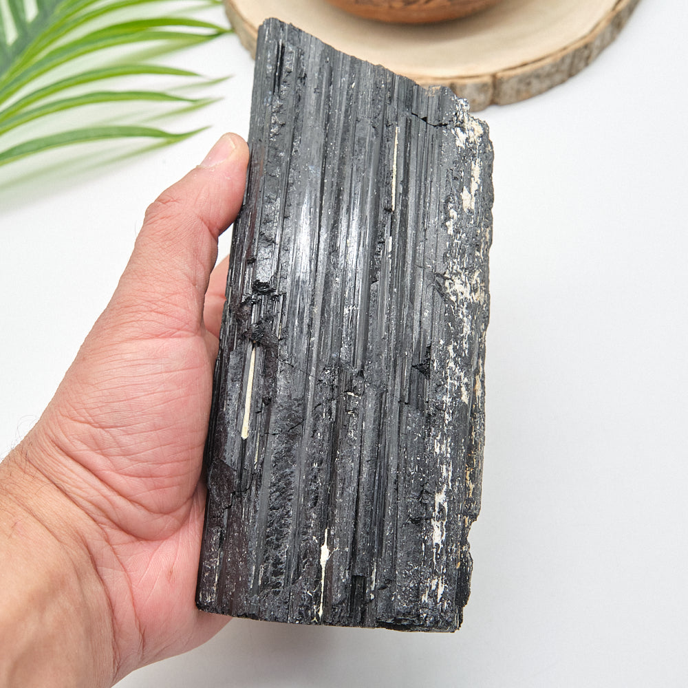 Large Rough Black Tourmaline Natural Rock 1905g