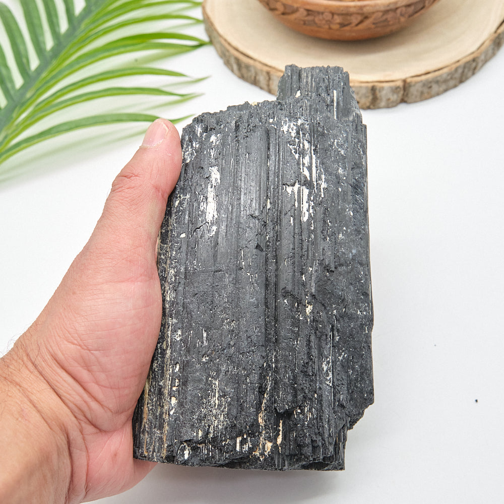 Large Rough Black Tourmaline Natural Rock 1891g
