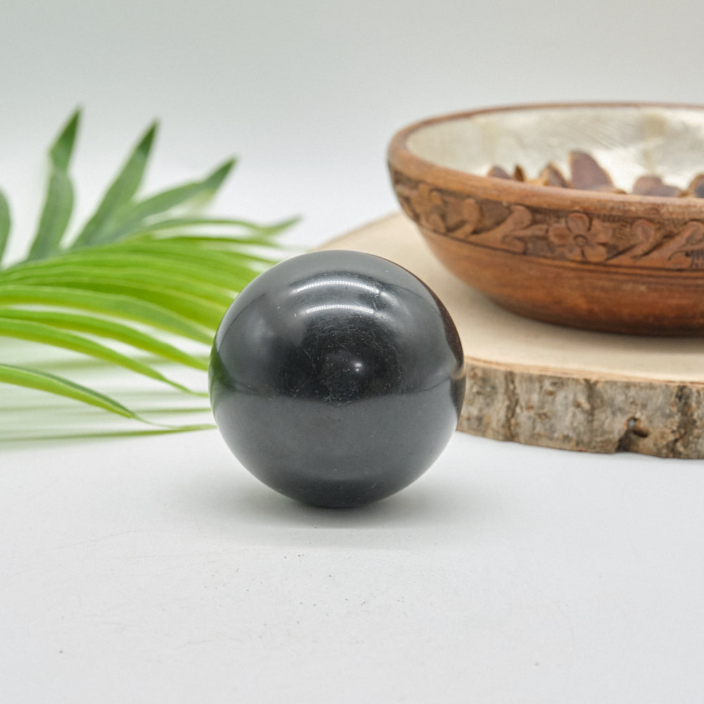 Black Tourmaline Sphere 6cm 369g
