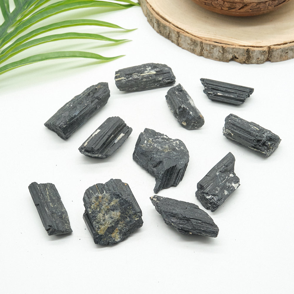 Large Rough Black Tourmaline Stone 5-8cm