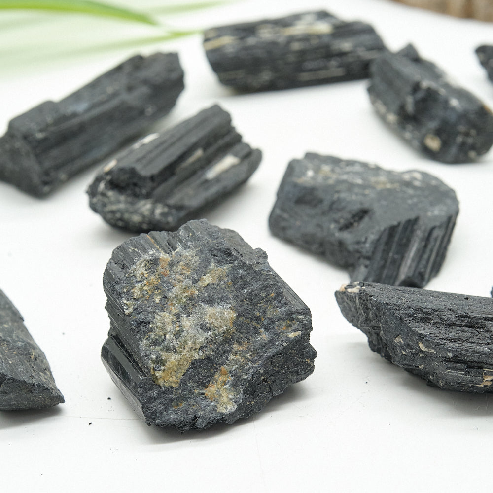 Large Rough Black Tourmaline Stone 5-8cm