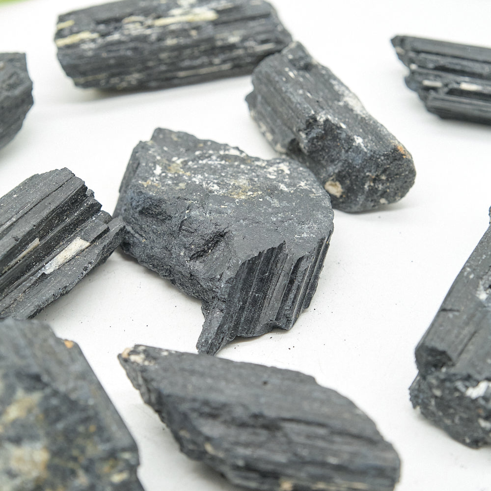Large Rough Black Tourmaline Stone 5-8cm