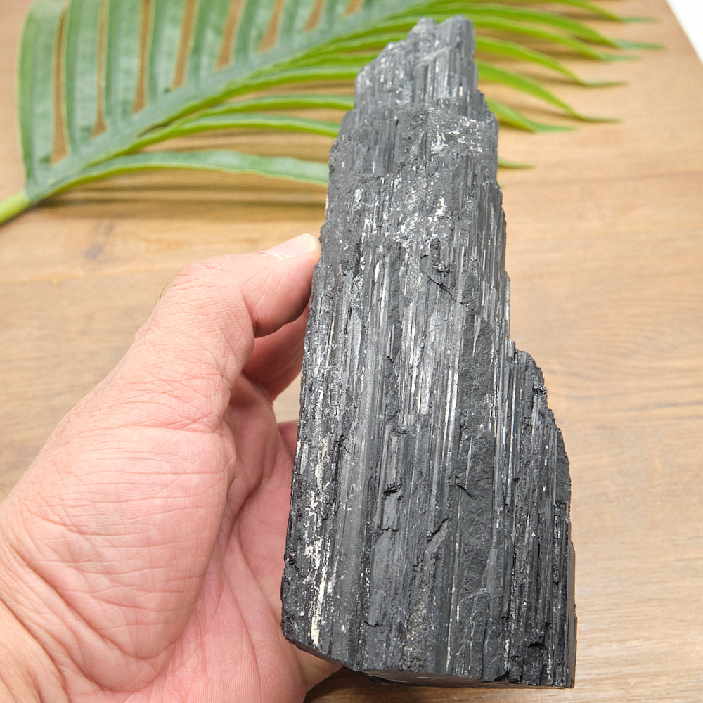 Large Rough Black Tourmaline Natural Rock 912g