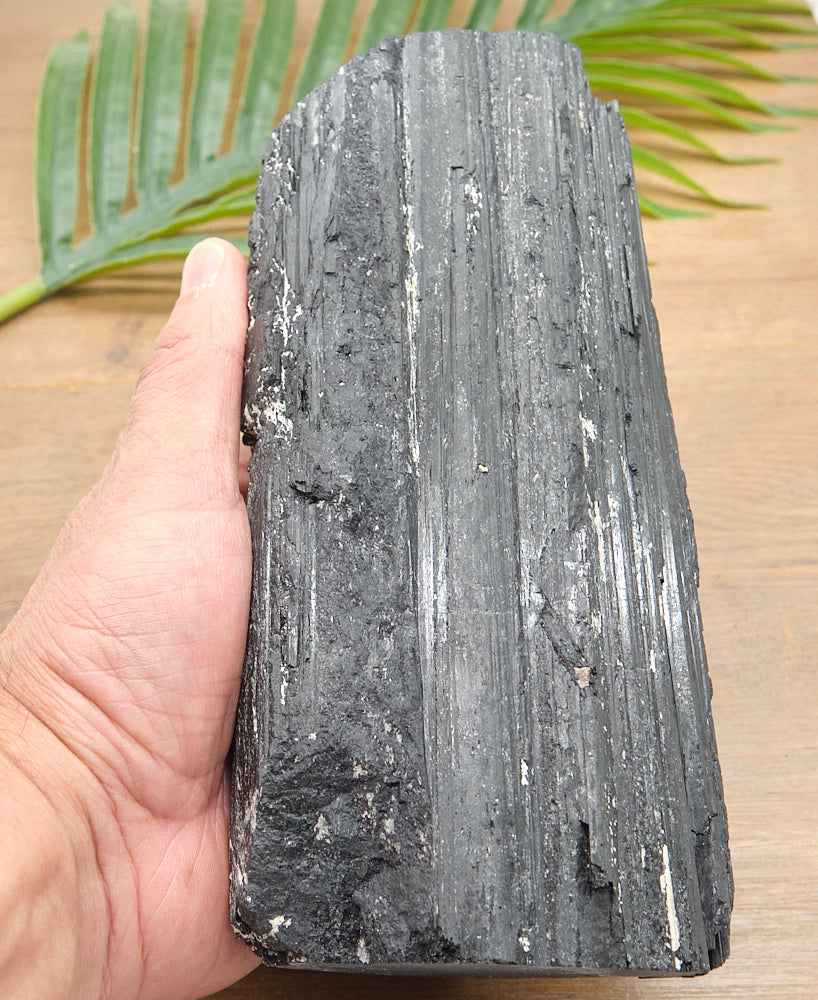 Large Rough Black Tourmaline Natural Rock 1852g