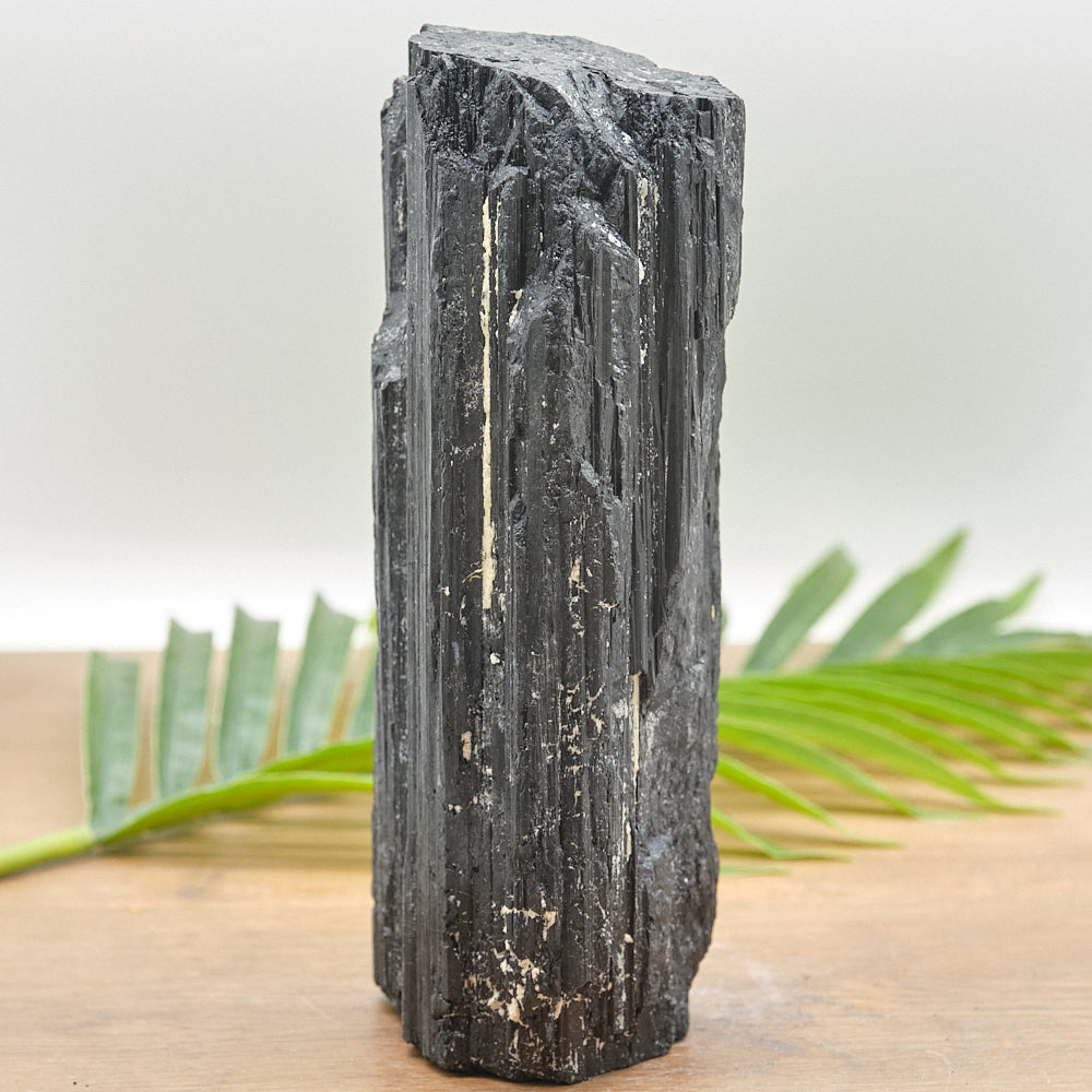 Large Rough Black Tourmaline Natural Rock 2076g