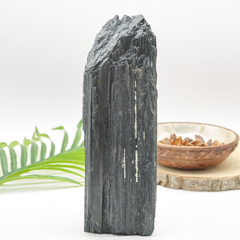 Large Rough Black Tourmaline Natural Rock 3078g