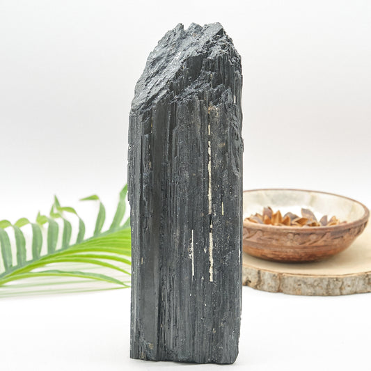 Large Rough Black Tourmaline Natural Rock 3078g