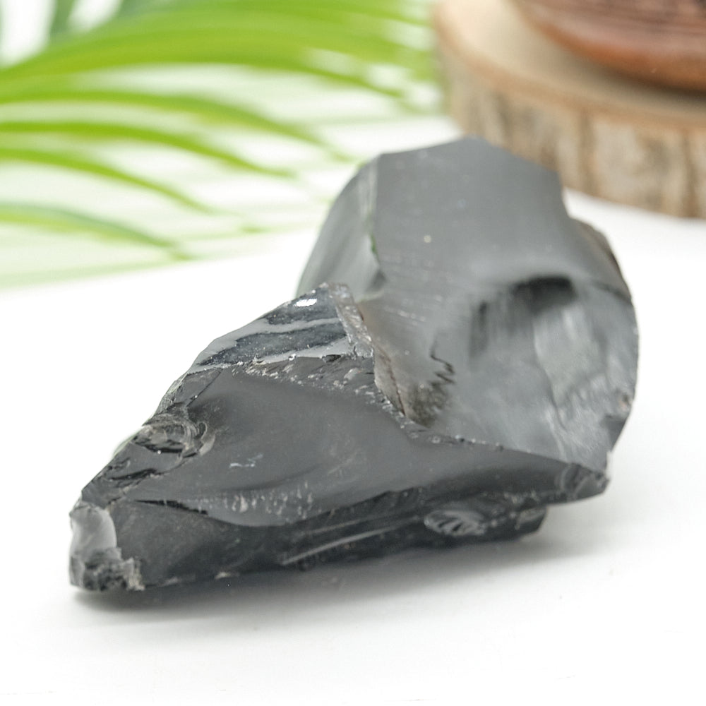 Large Rough Black Obsidian Natural Rock 501g