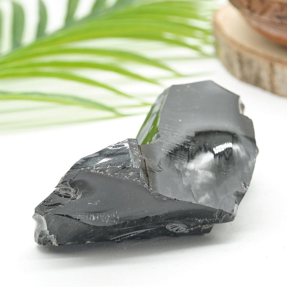 Large Rough Black Obsidian Natural Rock 501g