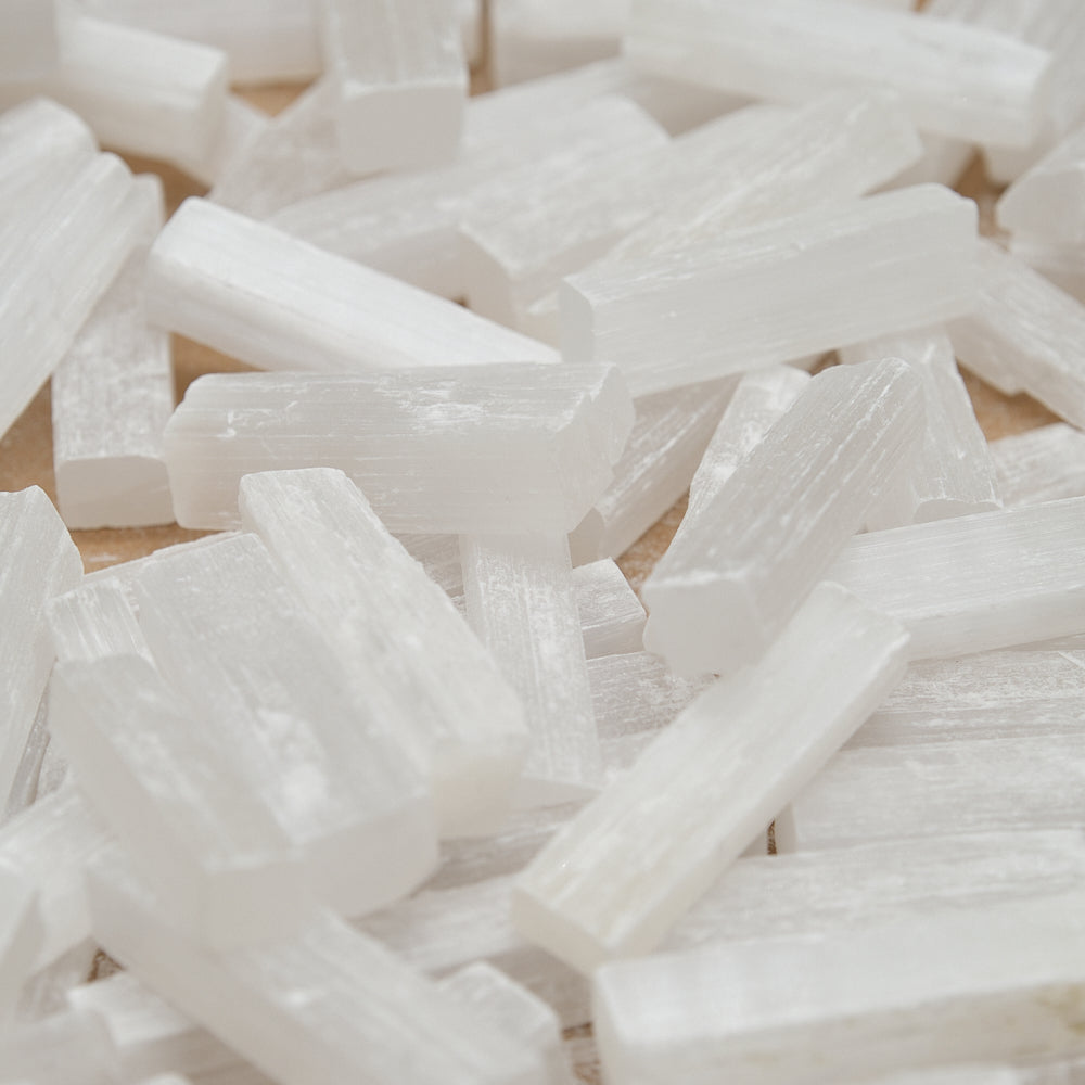 Small Natural Selenite Sticks Wands 5cm