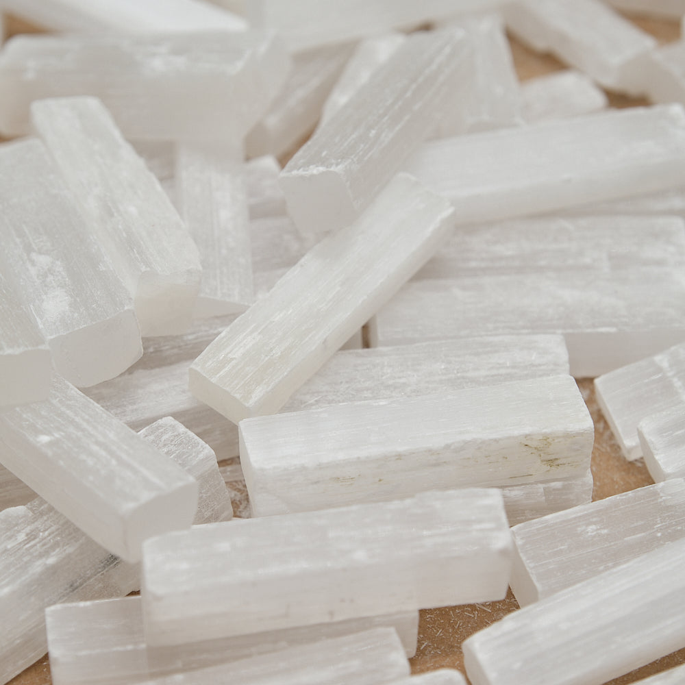 Small Natural Selenite Sticks Wands 5cm