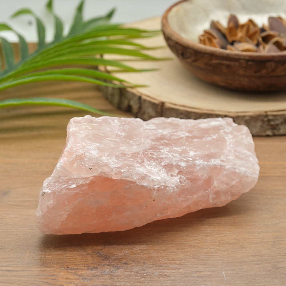 Large Rough Rose Quartz Rock 1215g