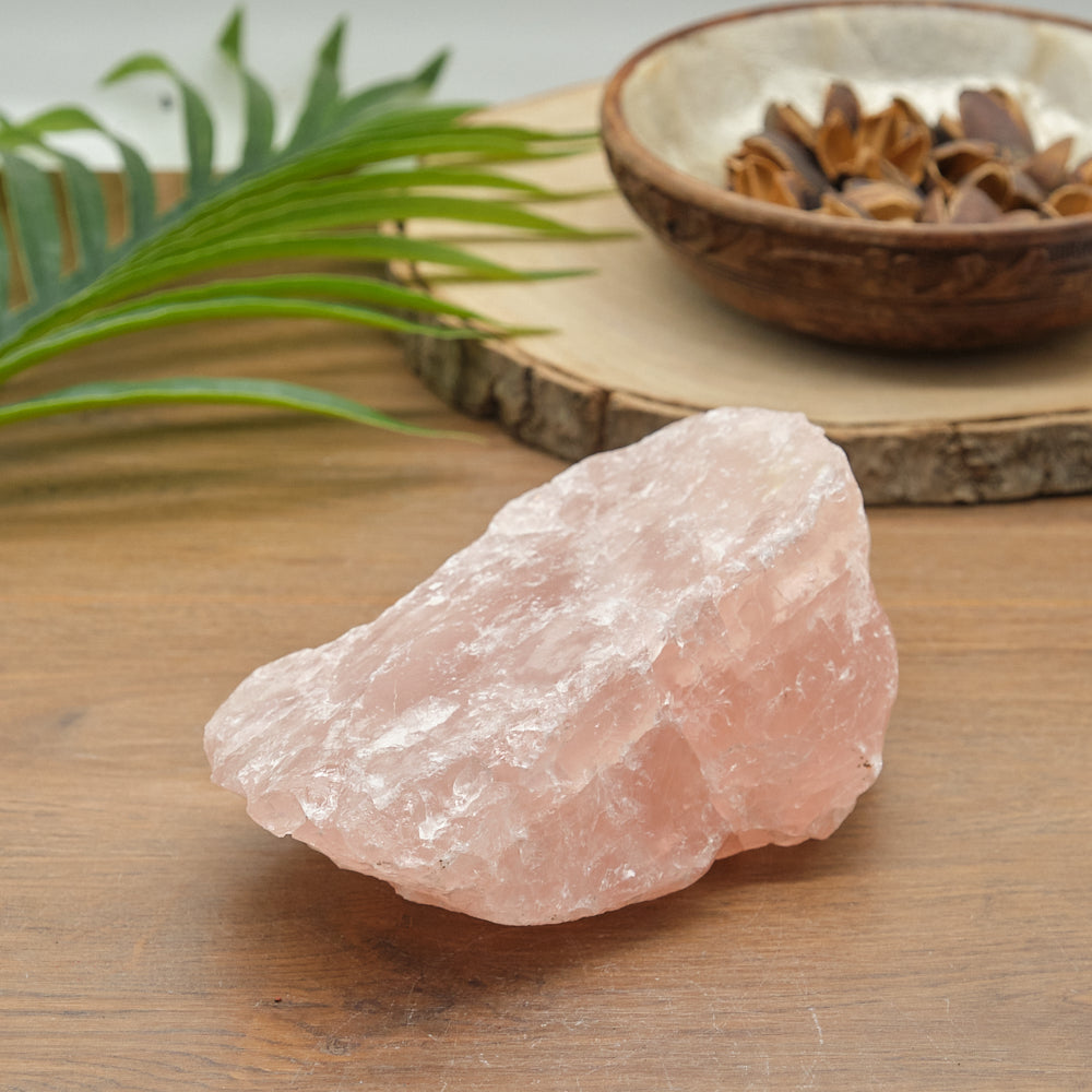 Large Rough Rose Quartz Rock 1215g