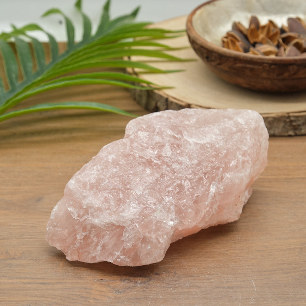 Large Rough Rose Quartz Rock 1215g