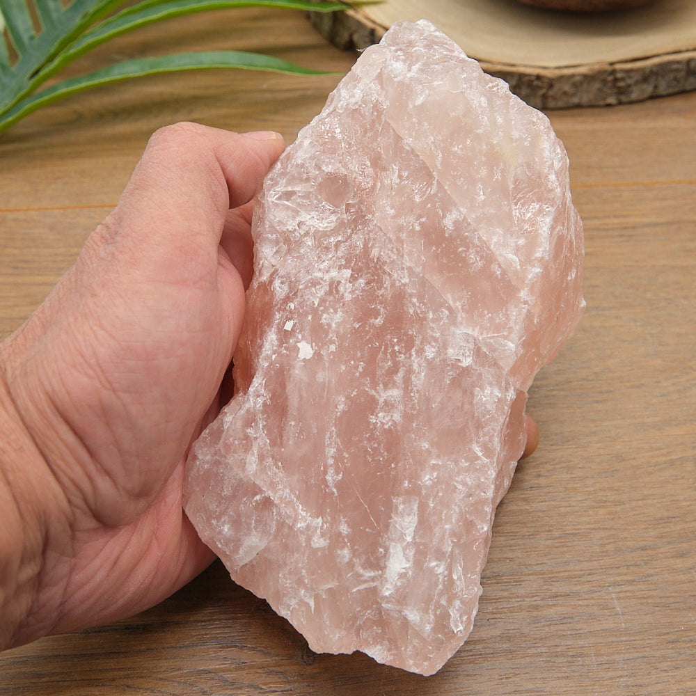 Large Rough Rose Quartz Rock 1215g