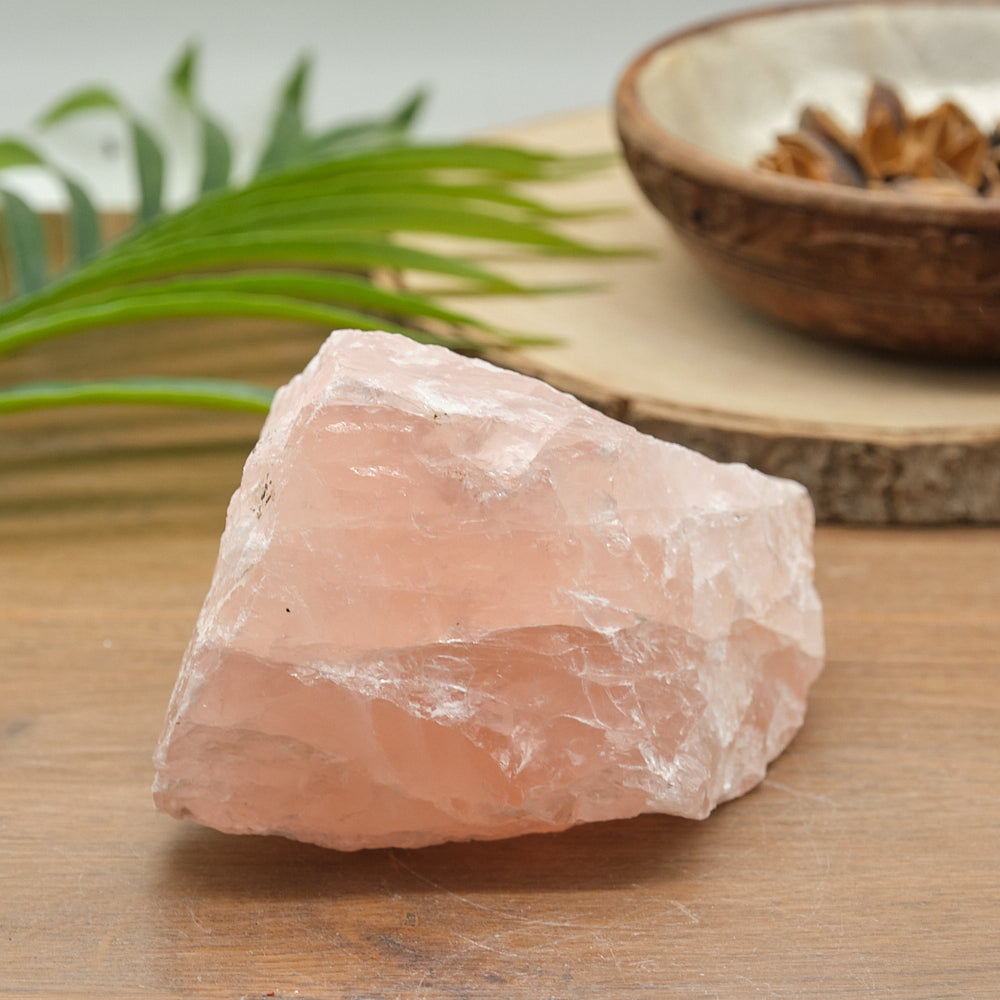 Large Rough Rose Quartz Rock 1174g