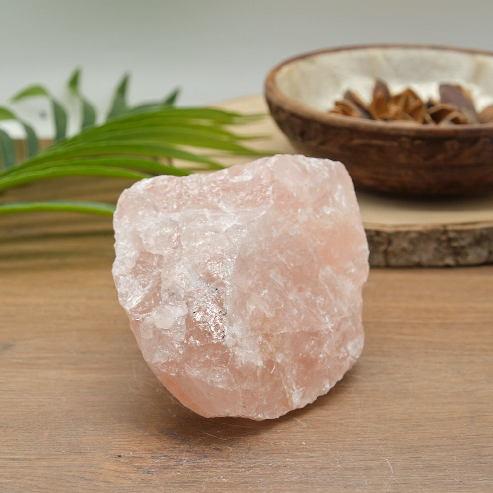 Large Rough Rose Quartz Rock 1174g