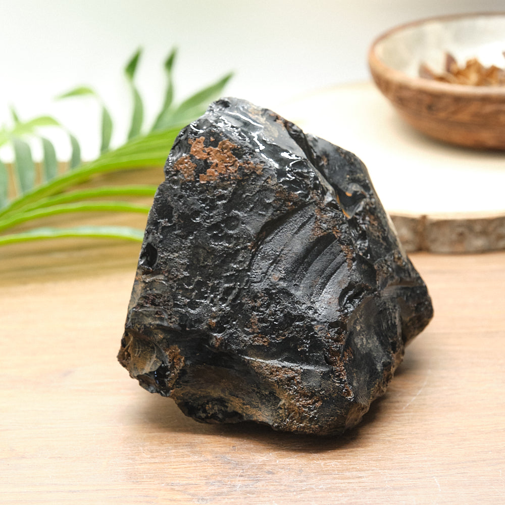 Large Rough Black Obsidian Natural Rock 2kg