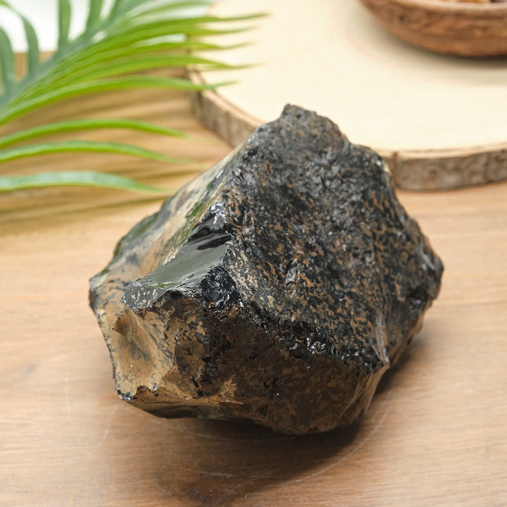 Large Rough Black Obsidian Natural Rock 2kg