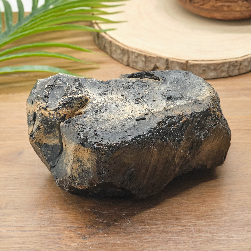 Large Rough Black Obsidian Natural Rock 2597g