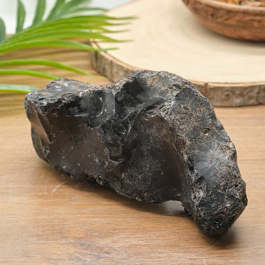 Large Rough Black Obsidian Natural Rock 1136g