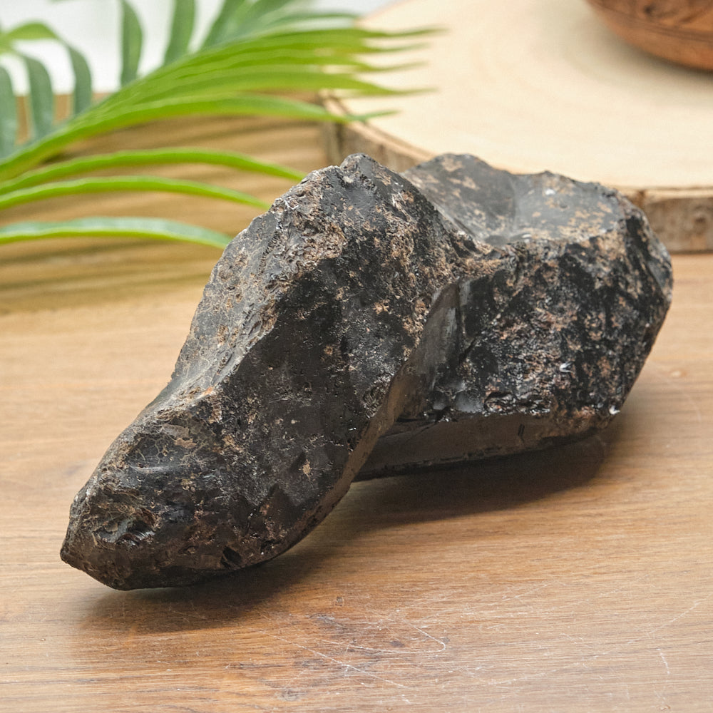 Large Rough Black Obsidian Natural Rock 1136g