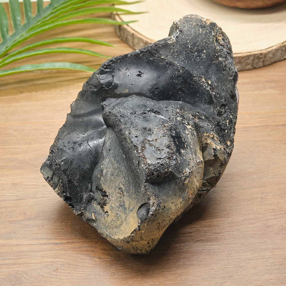 Large Rough Black Obsidian Natural Rock 2697g