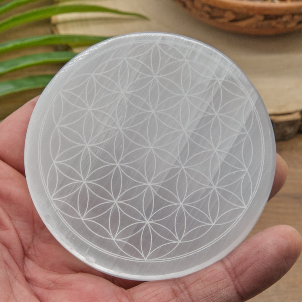 Selenite Plates 7-8cm