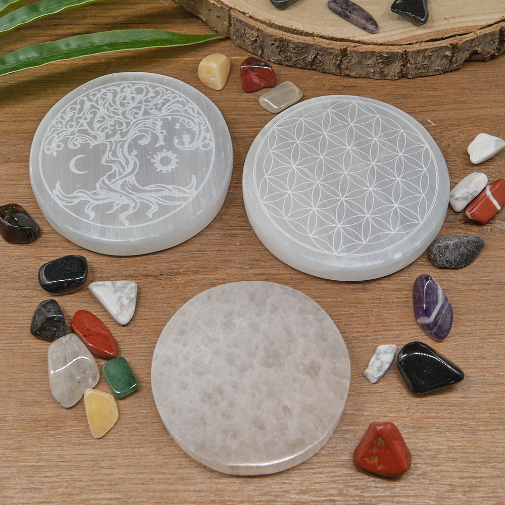 Selenite Plates 7-8cm