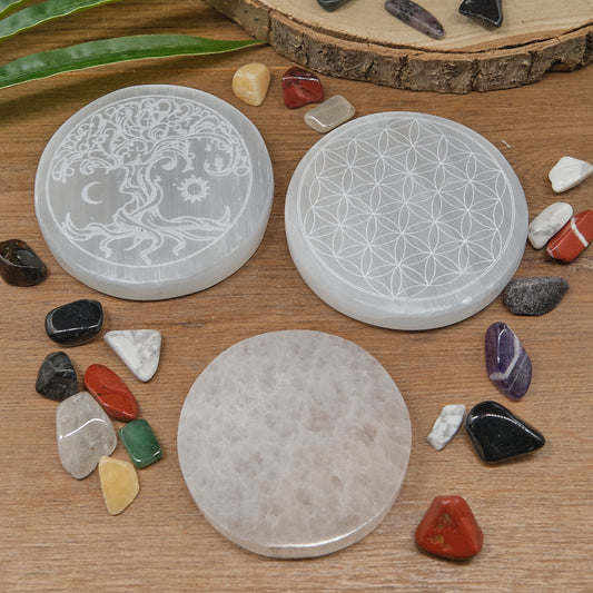 Selenite Plates 7-8cm