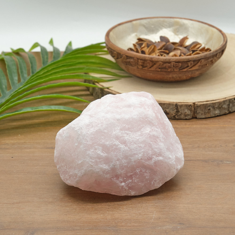 Large Rough Rose Quartz Rock 1387g