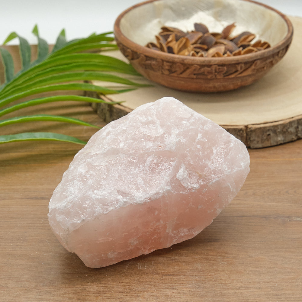 Large Rough Rose Quartz Rock 1349g