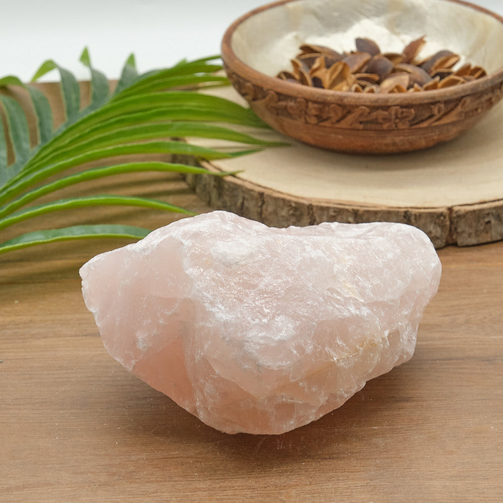 Large Rough Rose Quartz Rock 1349g