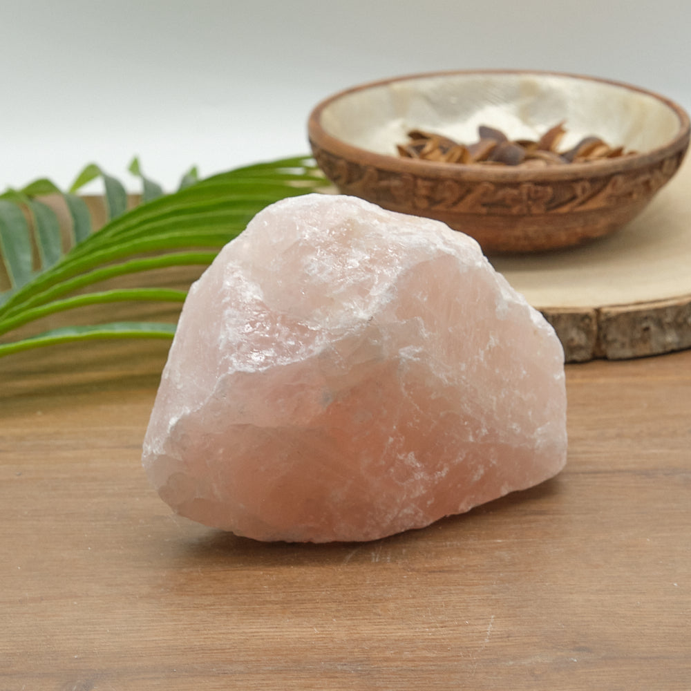 Large Rough Rose Quartz Rock 1349g