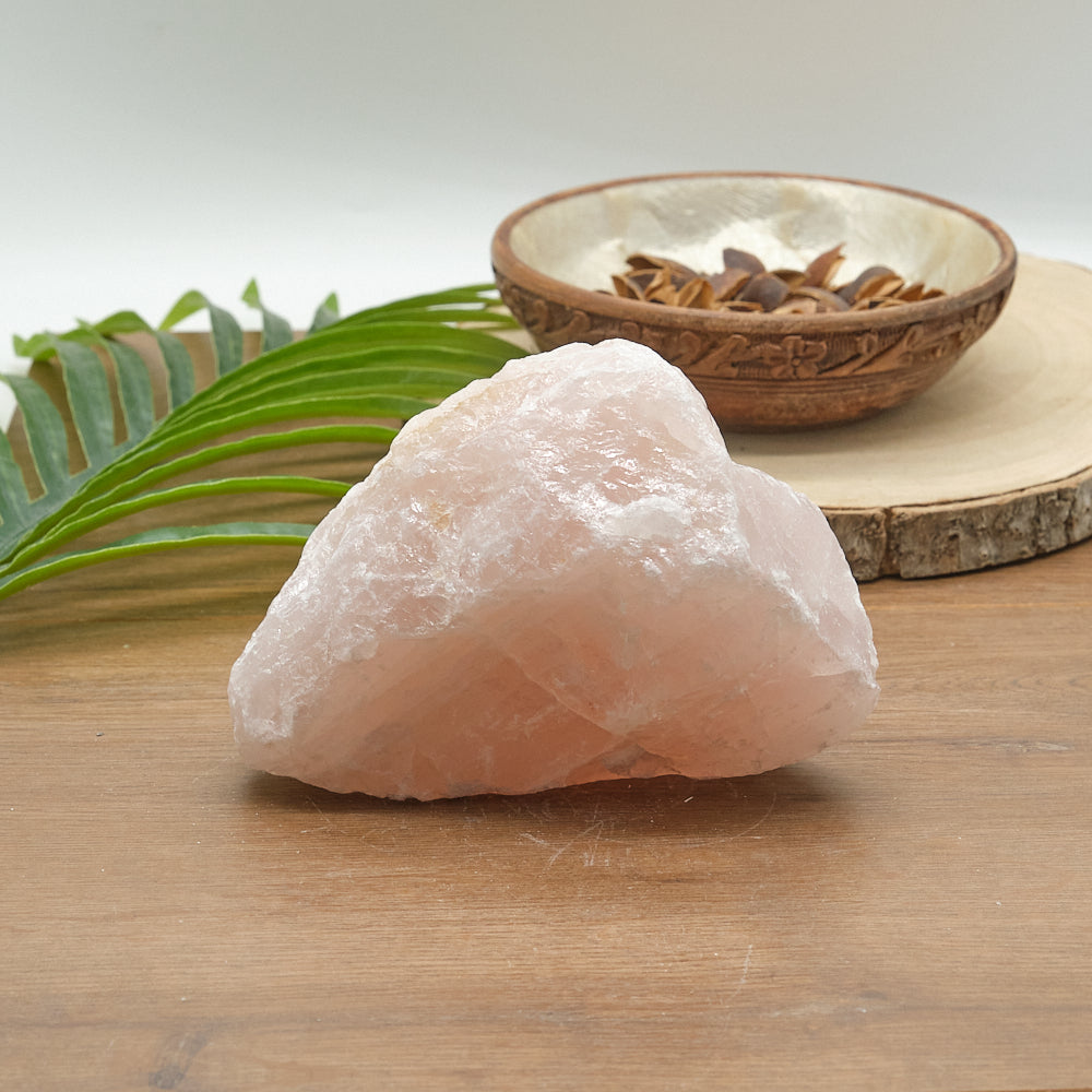 Large Rough Rose Quartz Rock 1349g