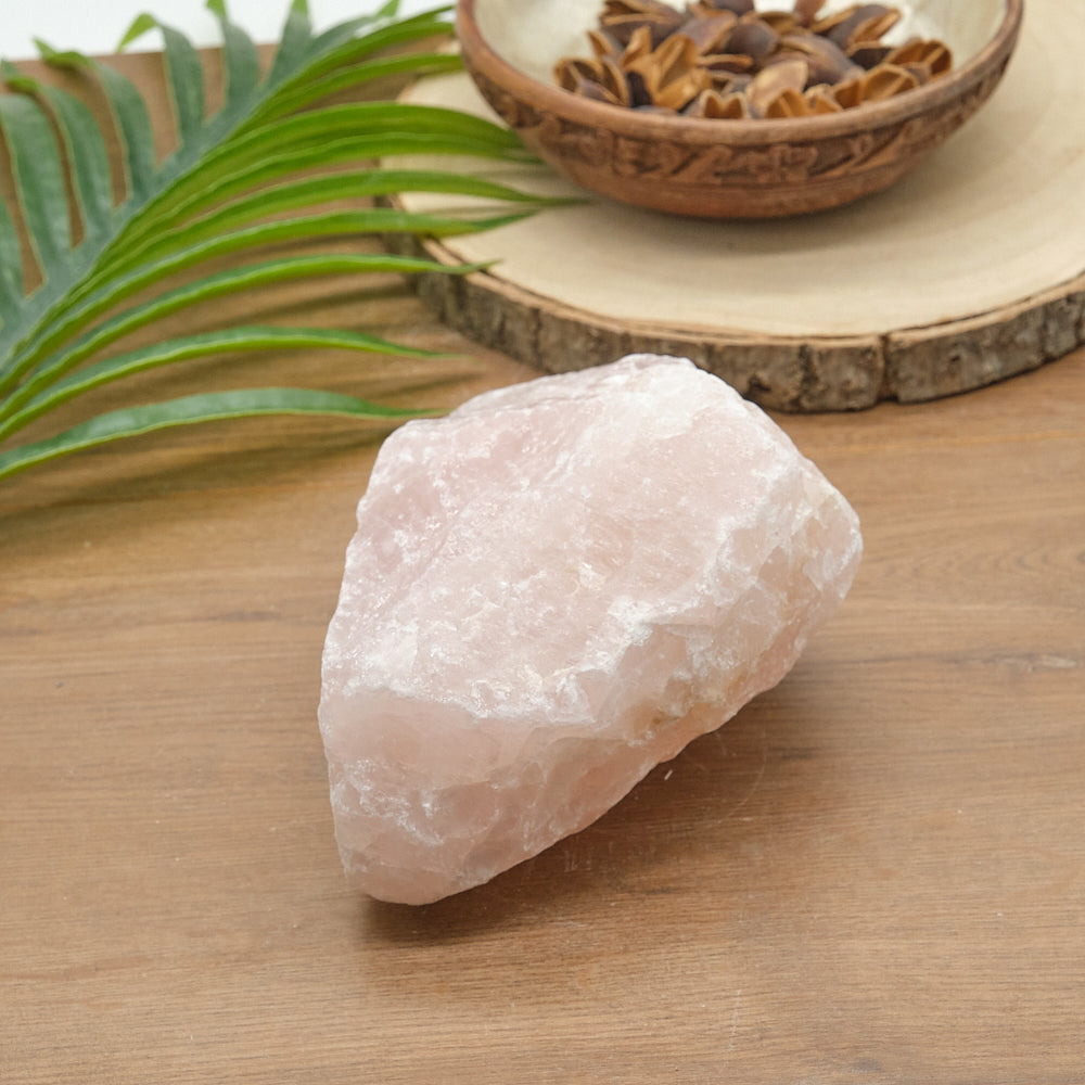 Large Rough Rose Quartz Rock 1349g