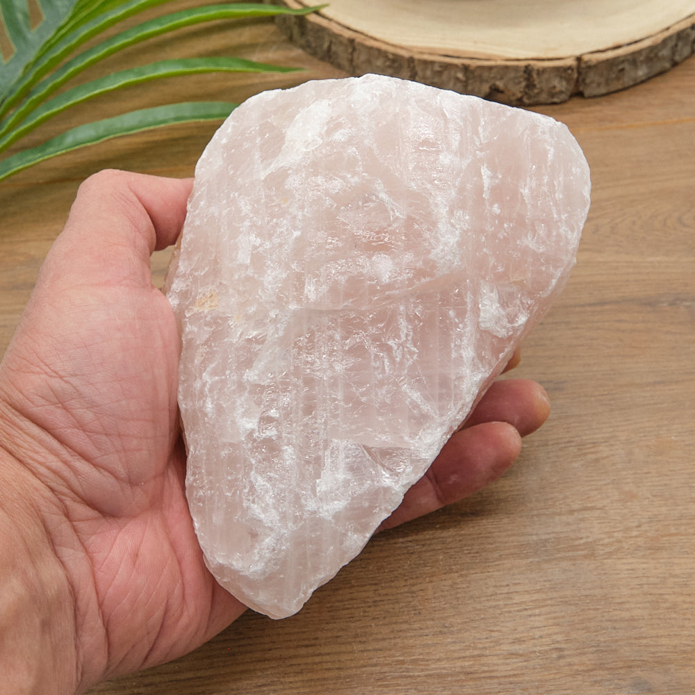 Large Rough Rose Quartz Rock 1349g