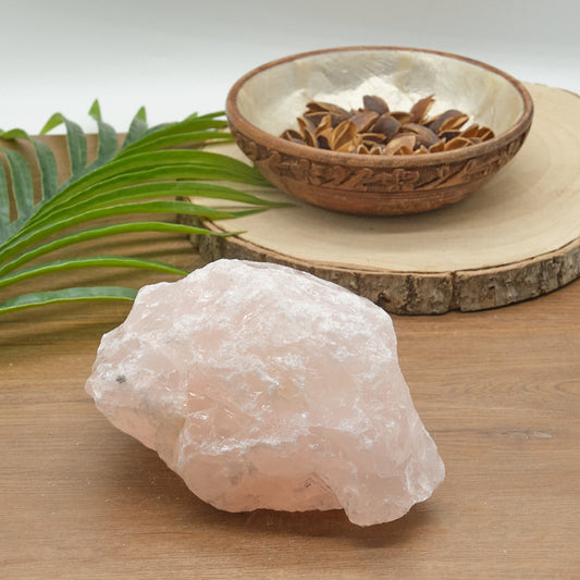 Large Rough Rose Quartz Rock 1471g