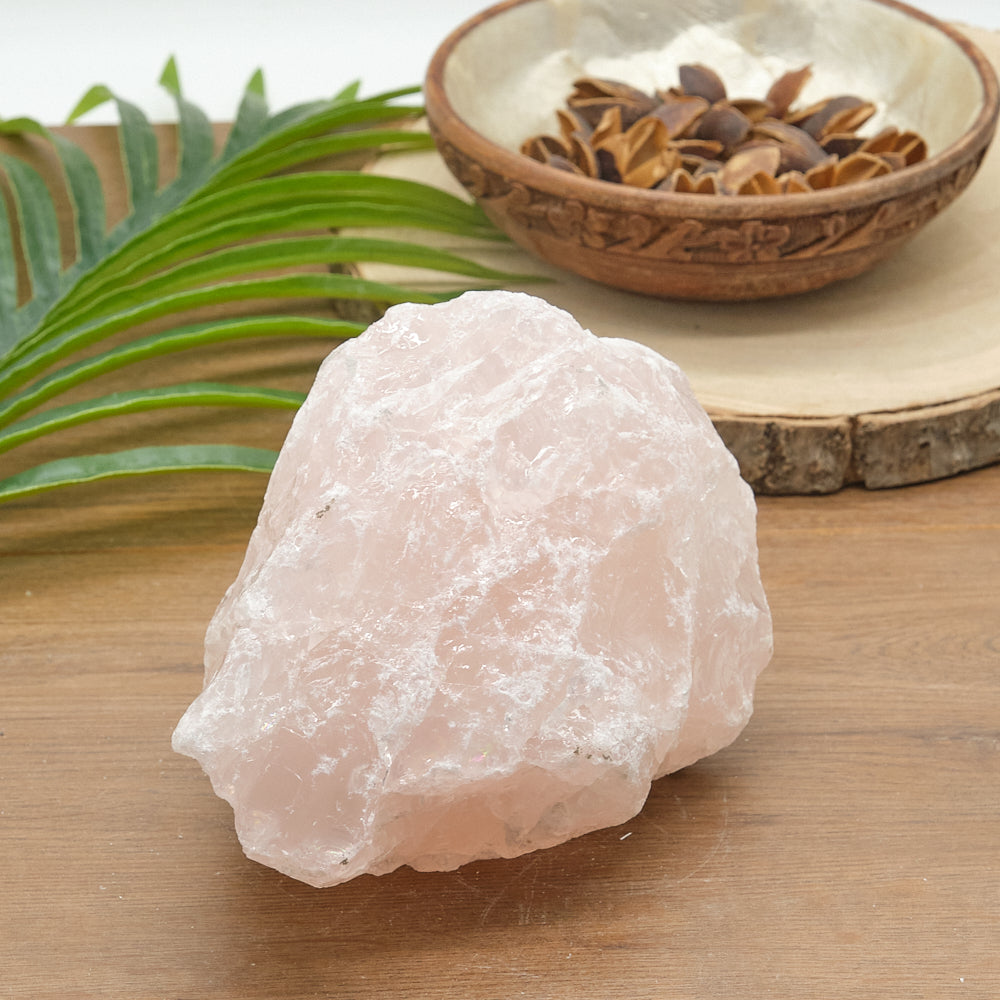 Large Rough Rose Quartz Rock 1471g