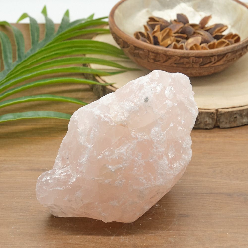 Large Rough Rose Quartz Rock 1471g