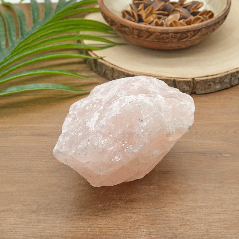 Large Rough Rose Quartz Rock 1471g