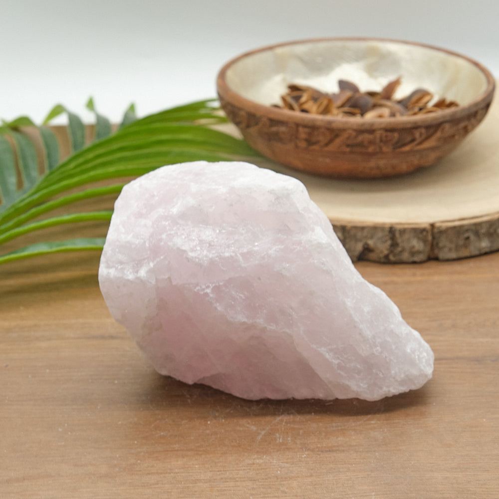 Large Rough Rose Quartz Rock 1387g