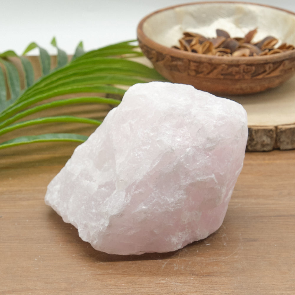 Large Rough Rose Quartz Rock 1387g