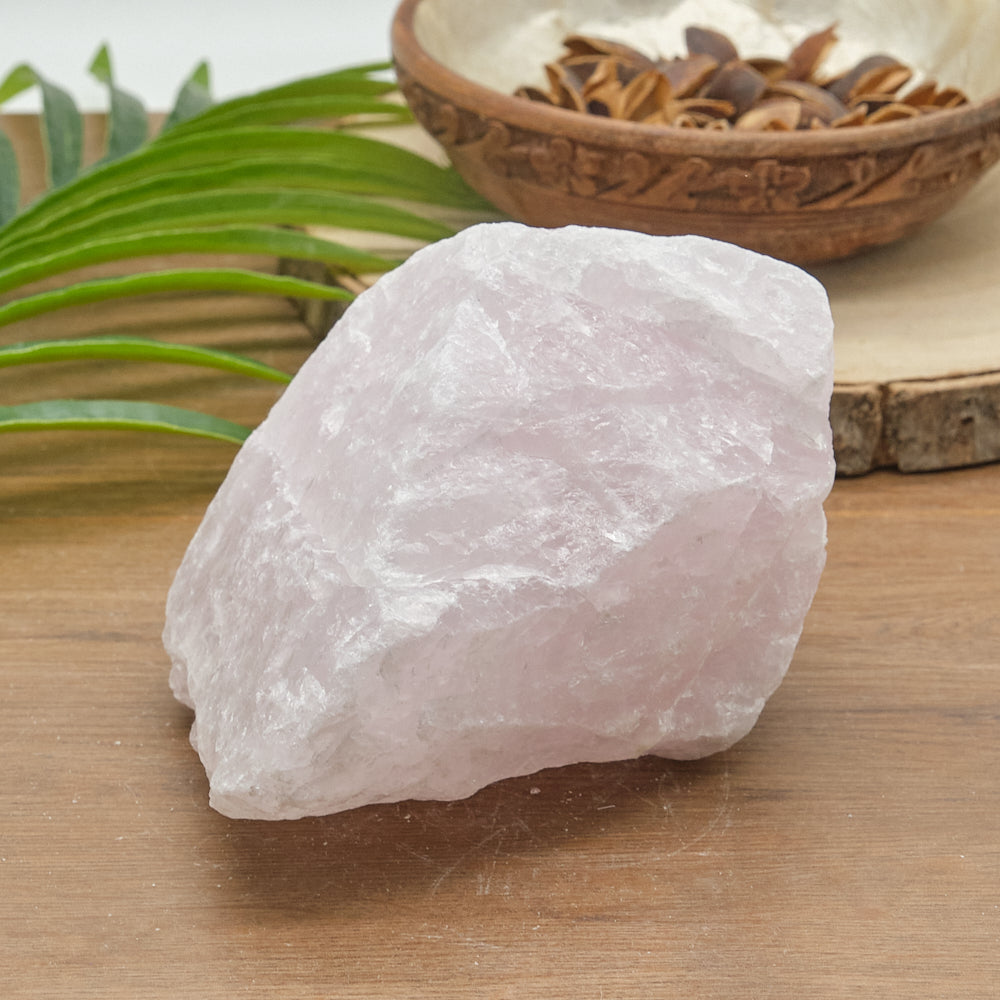 Large Rough Rose Quartz Rock 1387g