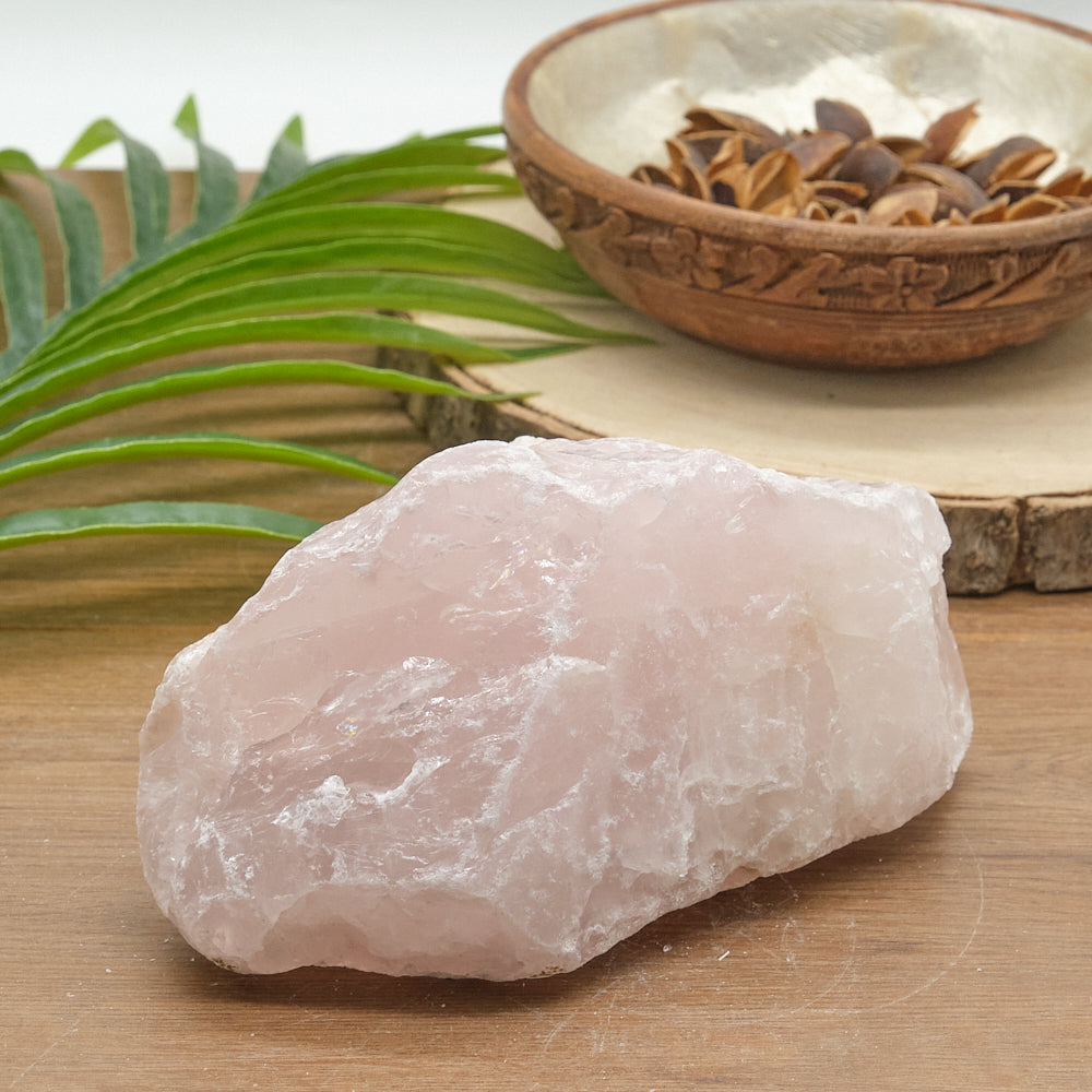 Large Rough Rose Quartz Rock 1326g