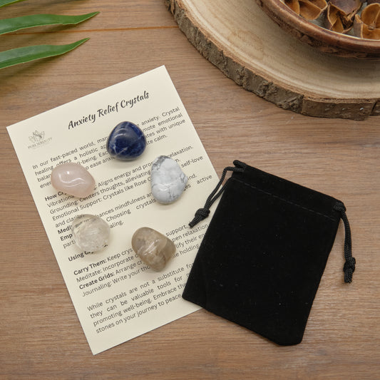 Anxiety Crystals Gift Set  Pure Serenity   