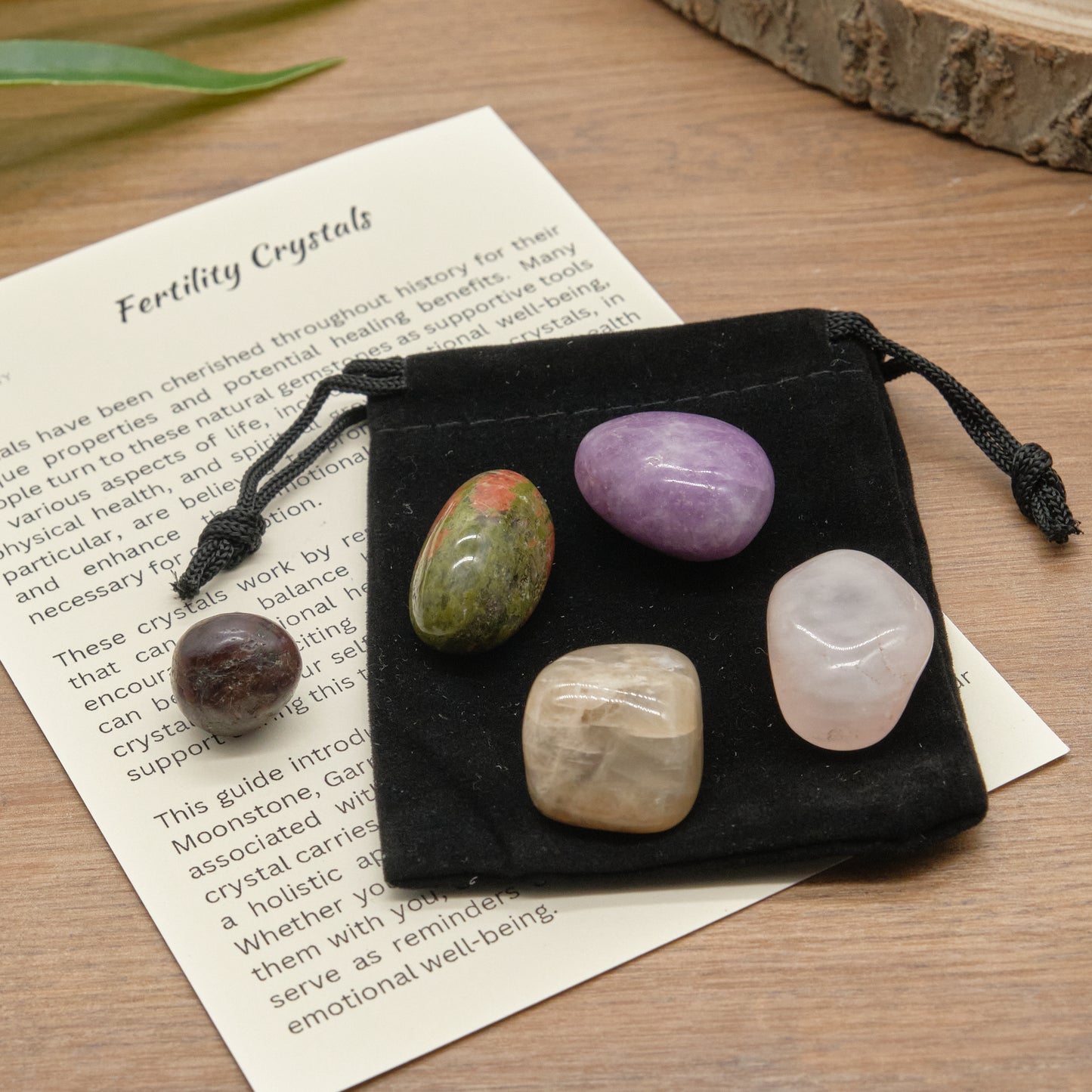 Fertility Crystals Gift Set  Pure Serenity   